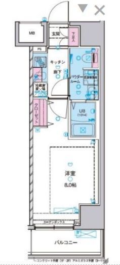 ジェノヴィア浅草2スカイガーデン 10階 間取り図