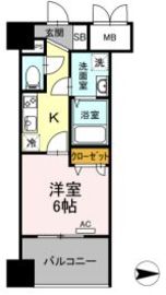 Trio Mare 蔵前（トリオマーレ蔵前） 302 間取り図