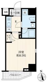 ログ御徒町 3階 間取り図