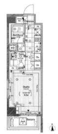 レジデンシャルステート白金 3階 間取り図