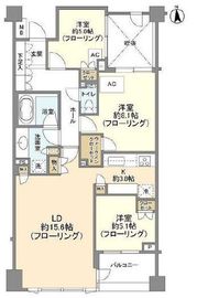 パークホームズ文京小日向ザ・レジデンス 3階 間取り図