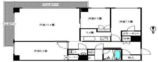 レグノ・グランデ一番町タワー 19階 間取り図