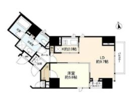 アピス一番町 4階 間取り図