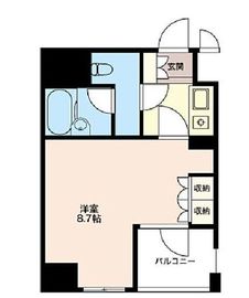 エスティメゾン浅草駒形 508 間取り図