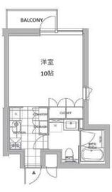 エスセナーリオ渋谷 303 間取り図