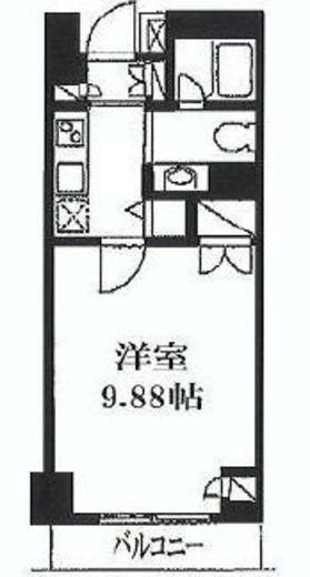 カスタリア戸越駅前 404 間取り図