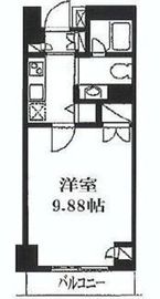 カスタリア戸越駅前 404 間取り図