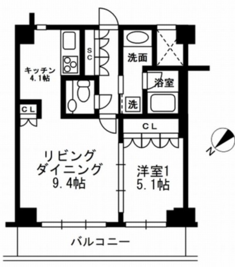 アーバンパーク代官山2 315 間取り図