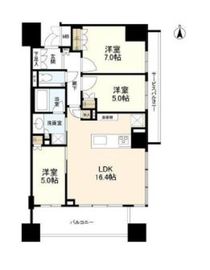 プレミスト北品川 5階 間取り図