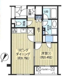 エルミタージュ参宮橋 309 間取り図