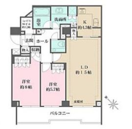パークハウス恵比寿イーストヒル 3階 間取り図