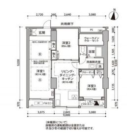 東雲キャナルコートCODAN 11-1305 間取り図