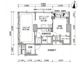 東雲キャナルコートCODAN 11-201 間取り図