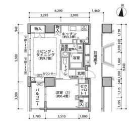 東雲キャナルコートCODAN 19-1004 間取り図