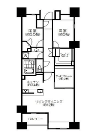 ザ・パークハウス山吹神楽坂 7階 間取り図