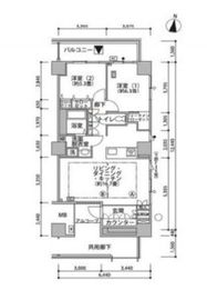 東雲キャナルコートCODAN 21-401 間取り図