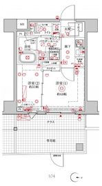 クレイシア森下ステーションサイト 1階 間取り図