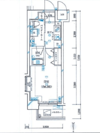 ガリシア浜松町 4階 間取り図