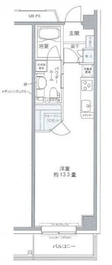 プライムアーバン豊洲 525 間取り図
