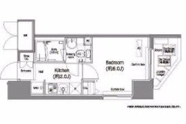 コンフォリア西蒲田 207 間取り図