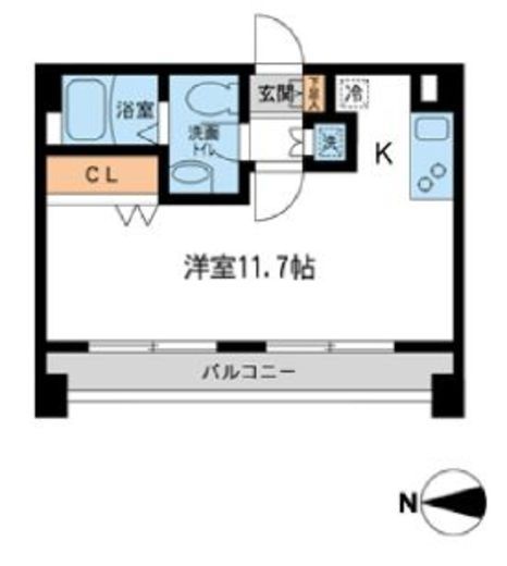 HF錦糸町レジデンス 1102 間取り図