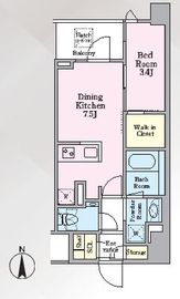 グランリビオ芝大門 3階 間取り図