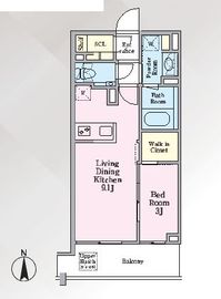 グランリビオ芝大門 2階 間取り図