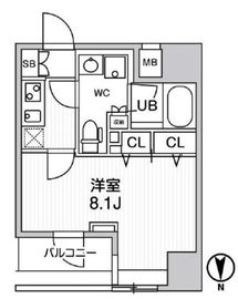 ジェノヴィア浅草橋2スカイガーデン 901 間取り図