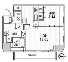 ジェノヴィア浅草橋2スカイガーデン 503 間取り図