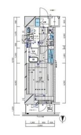 メインステージ門前仲町2 1402 間取り図