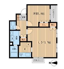 元麻布フォレストプラザ2 301 間取り図