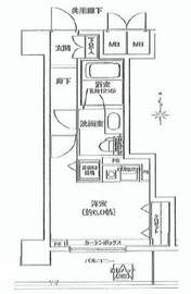 グレンパーク池田山 1階 間取り図