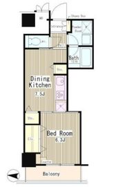 イーストコア曳舟一番館 5階 間取り図