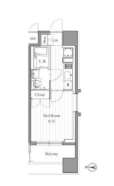 フィットエル森下 811 間取り図