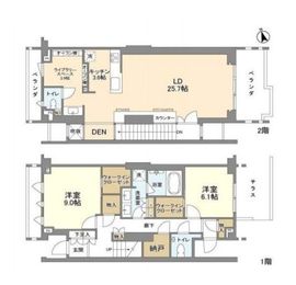 瀬田の杜ガーデン&テラス C6 間取り図