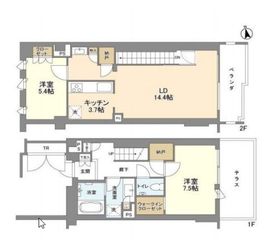 瀬田の杜ガーデン&テラス W1 間取り図