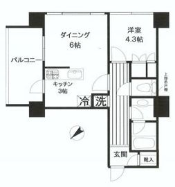 中目黒アリーナ 7階 間取り図