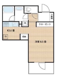 テラス渋谷美竹 7階 間取り図