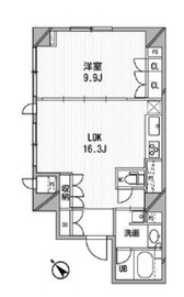 フロンティアテラス目黒 101 間取り図