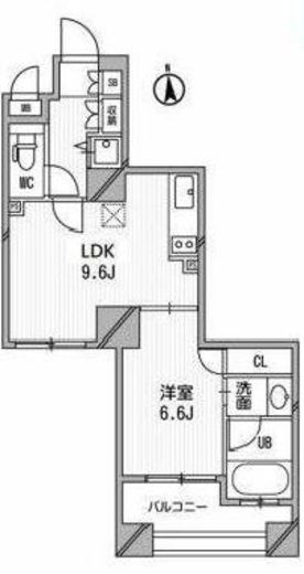 クリオ三田ラ・モード 303 間取り図