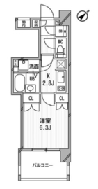 ライオンズシティ白金高輪 702 間取り図