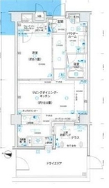 リシェ駒場東大前 1階 間取り図