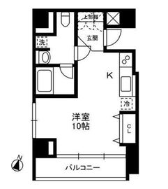 シーズンズ西麻布 201 間取り図