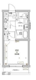 クレイシア目黒都立大学 3階 間取り図