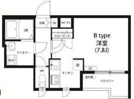 リブリ・ヴィラクリヤマ2 402 間取り図