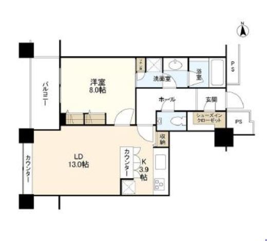 東京シーサウスブランファーレ 28階 間取り図