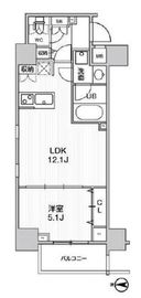 ステージグランデ錦糸町2 7階 間取り図