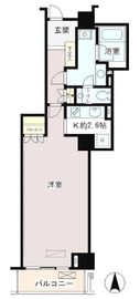 恵比寿ガーデンテラス弐番館 1012 間取り図