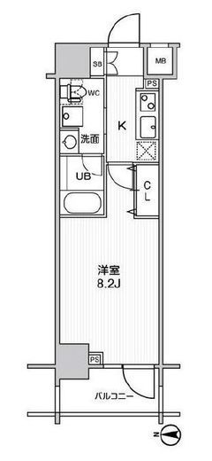 ステージグランデ錦糸町2 9階 間取り図