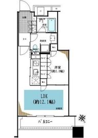 パークコート神宮前 The Air 6階 間取り図